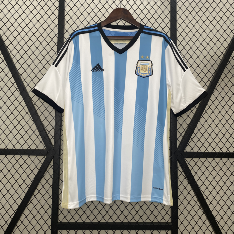 Retro 2014 Argentina Home Jersey